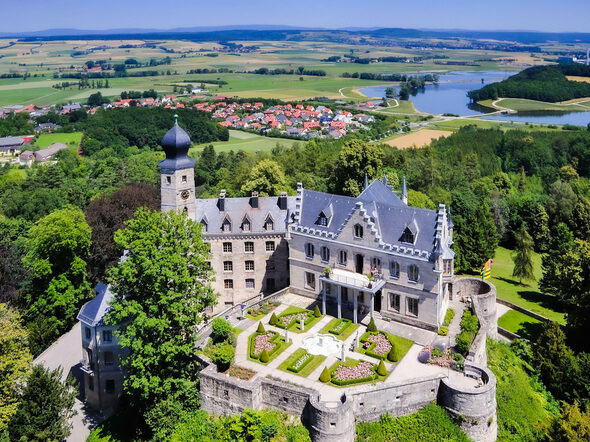 Schloss Callenberg Luftbild