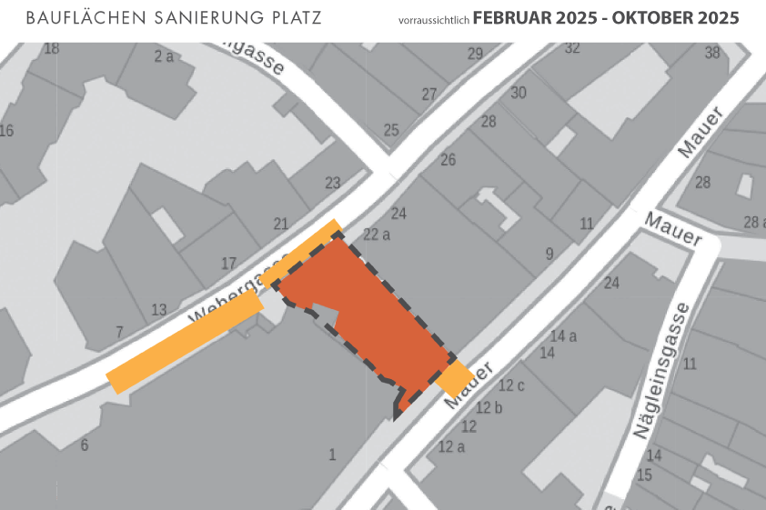 grobe Flächenzeichnung des dritten Bauabschnitts beim Freiherr-von-Stockmar-Platz