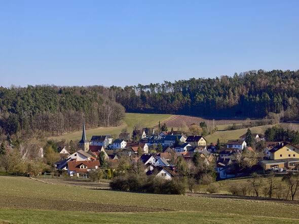 Blick über Seidmannsdorf