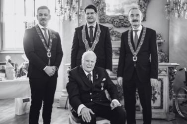 Die Stadtspitze gratulierte Andreas Prinz von Coburg zum 80. Geburtstag