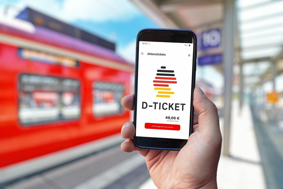 Germany,-,April,2023:,Mobile,App,For,49,Euro,Ticket,