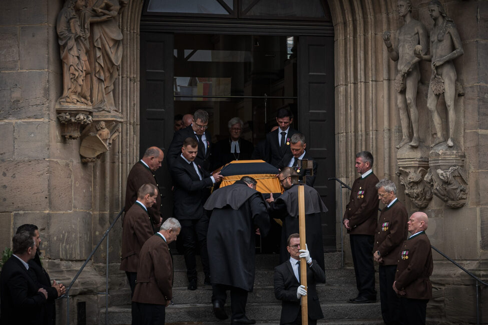 Trauerfeier Prinz Andreas - Andreas Prinz von Sachsen-Coburg und Gotha begibt sich auf seine letzte Reise.
