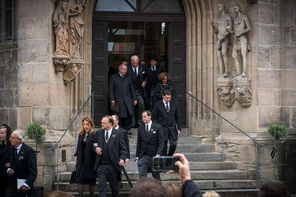 OB Dominik Sauerteig nahm ebenfalls in der Morizkirche vom Ehrenbürger Andreas Abschied.