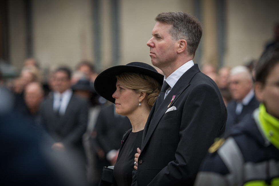 Trauerfeier Prinz Andreas - Hubertus und Kelly von Sachsen-Coburg und Gotha