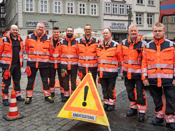 Regieeinheit Katastrophenschutz in neuer Dienstkleidung