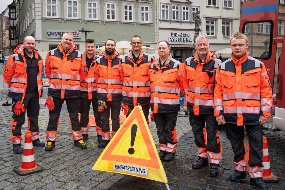 Regieeinheit Katastrophenschutz in neuer Dienstkleidung