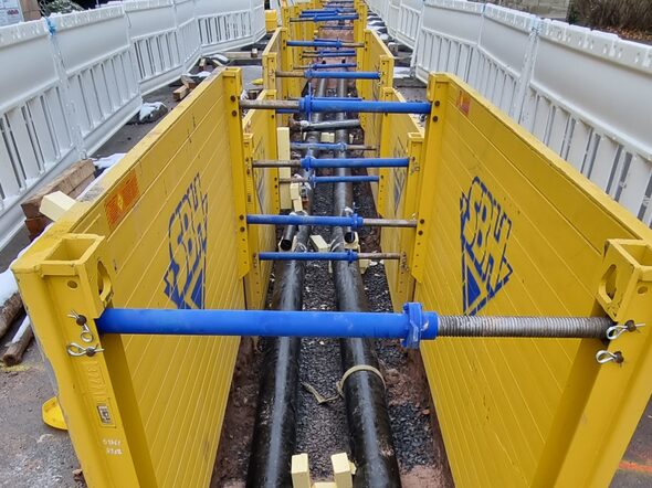 Fernwärmeausbau in der Ronsenauer Straße in Coburg