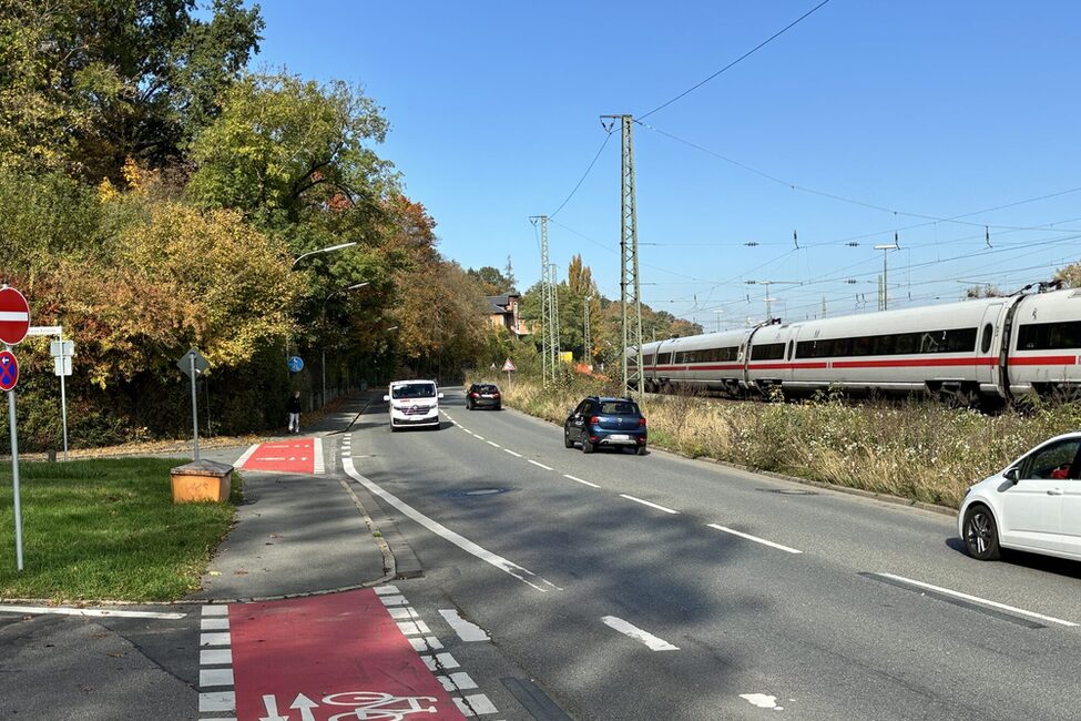 Im Weichengereuth befinden sich derzeit zwei Spuren.