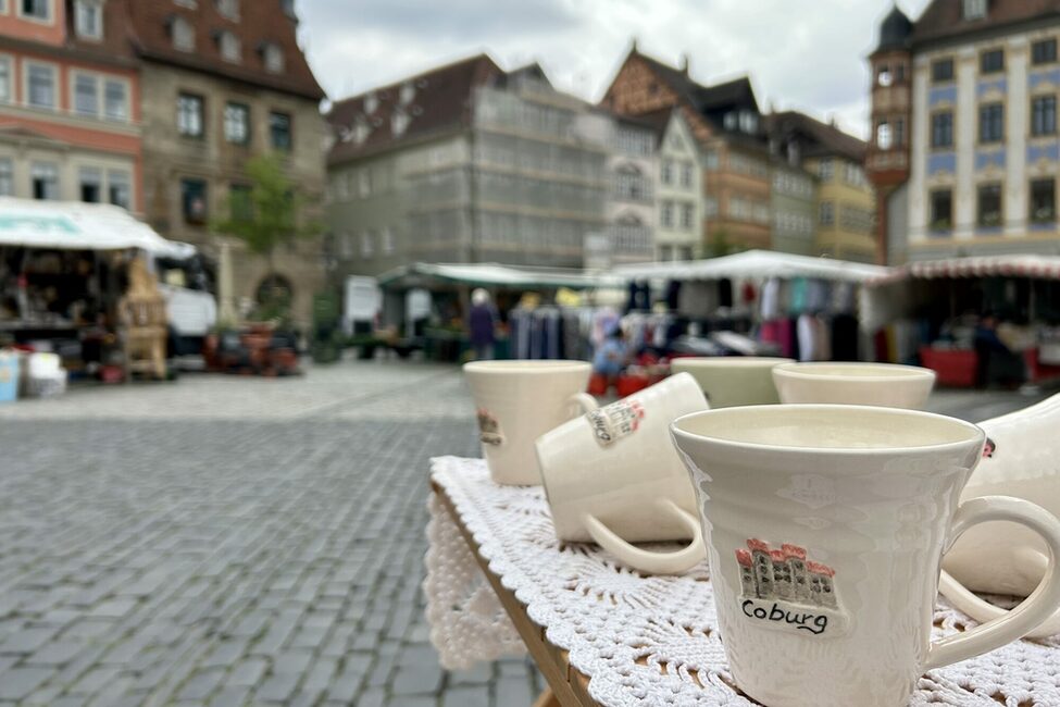 Sommermarkt im Juli 2024 auf dem Coburger Marktplatz