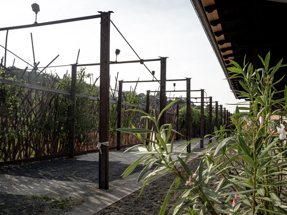 Außenbereich des alten Güterbahnhof