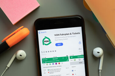 New,York,,United,States,-,7,November,2020:,Vgn,Fahrplan