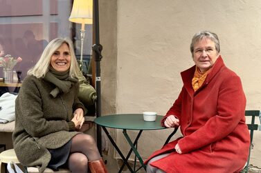 Susanne Müller (links) und Brigitte Maisch hatten die Idee zum Portal "Coburgerinnen"