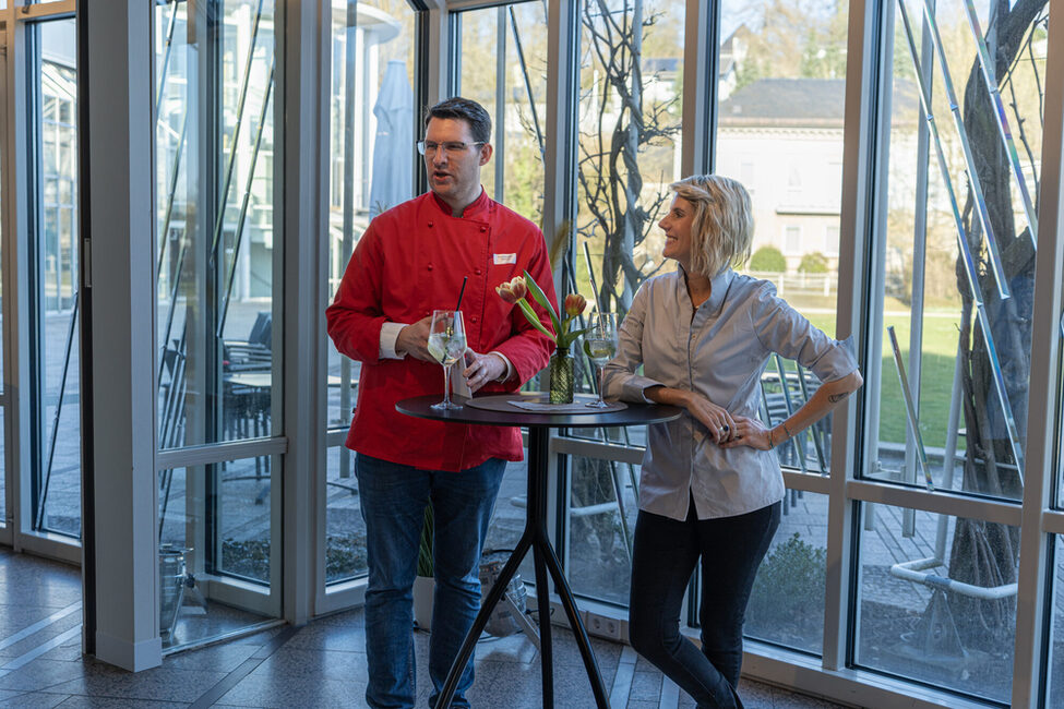 OB Dominik Sauerteig und Felicitas Then plaudern über Bratwurst, Business und Berlin