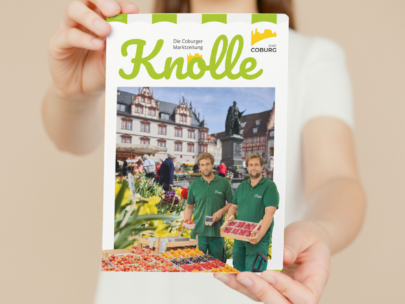 In der Maiausgabe der Marktzeitung Knolle geht es um Erdbeeren, Spargel und Körbe
