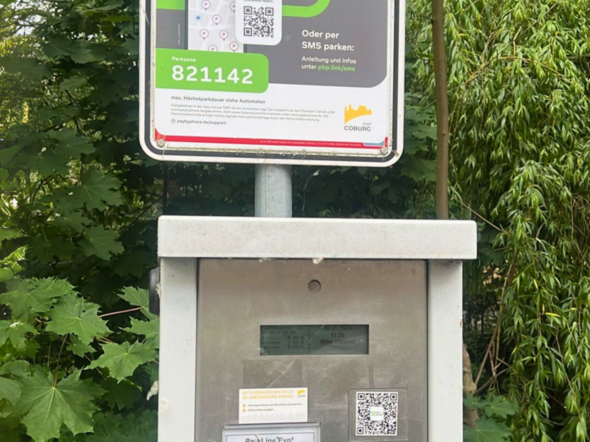 Bild eines Parkautomaten