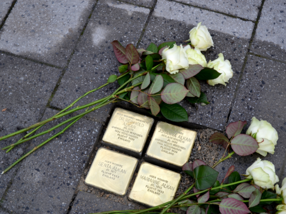 Stolpersteine für Familie Alkan