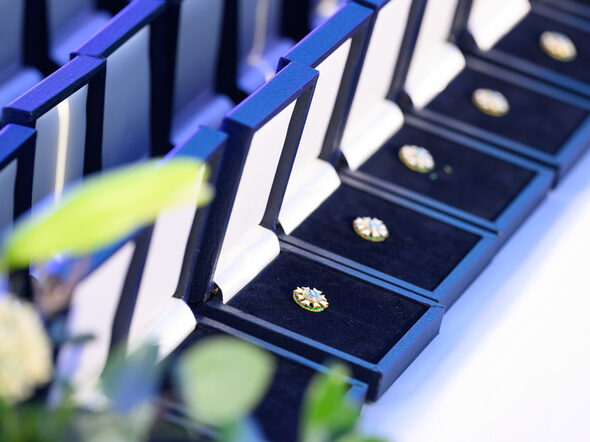 Aushändigung der Ehrenzeichen für Verdienste im Ehrenamt.