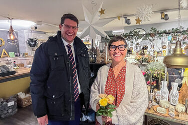 OB Dominik Sauerteig zu Besuch bei Blooms and Rooms