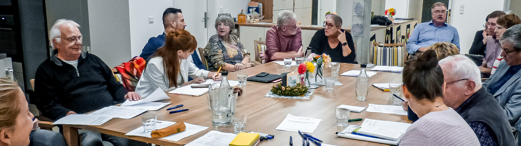 Eine Arbeitsgruppe berät Ideen für den Stadtteil Creidlitz