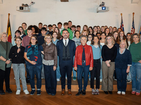 Erasmus Schüler*innen besuchen Bürgermeister Can Aydin