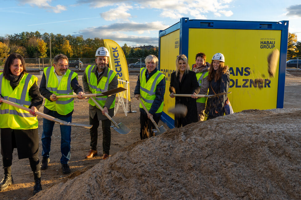 In der Garden-City-Straße entsteht ein Neubau für die GGSD. Spatenstich war im Oktober 2025.