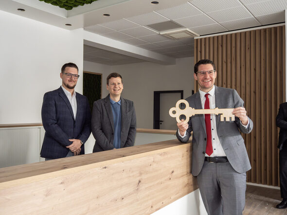 Von links: Gregor Bleile, Zlatko Simak, Dominik Sauerteig