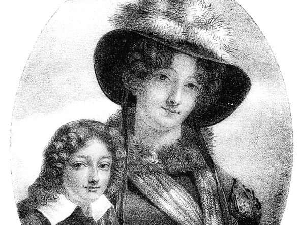 Pauline Panam mit ihrem Sohn