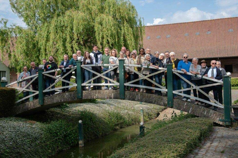 Gruppenbild der Coburger Delegation beim Besuch in der Partnerstadt Oudenaarde
