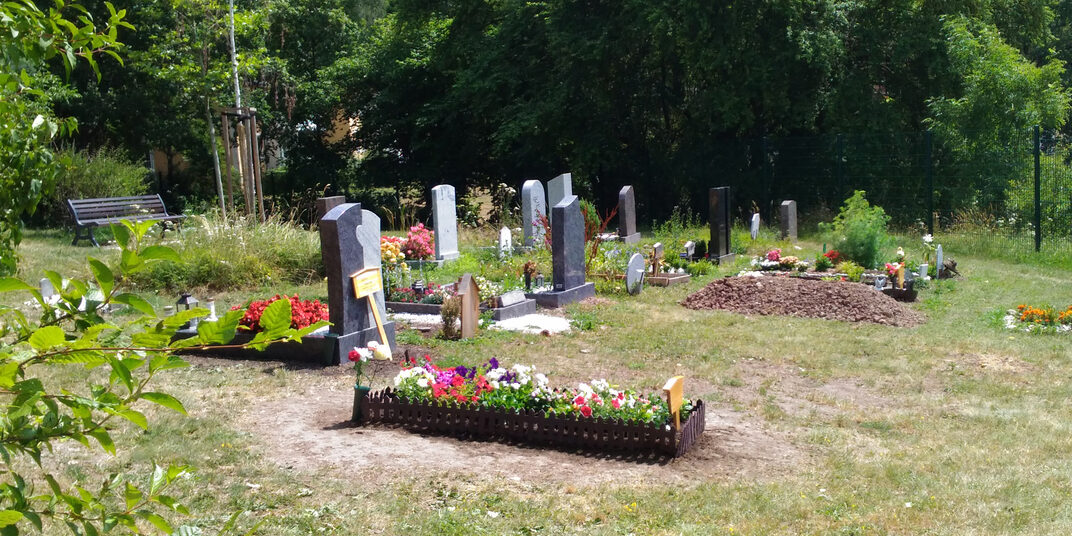 Islamische Abteilung des Friedhofs Coburg