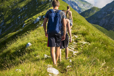 Young,Boys,During,A,Mountain,Hike,Concept,Of,Healthy,Lifestyle