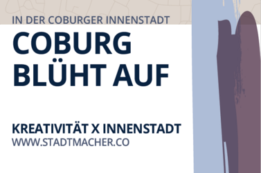 Plakat zur Veranstaltung Coburg blüht auf 2025