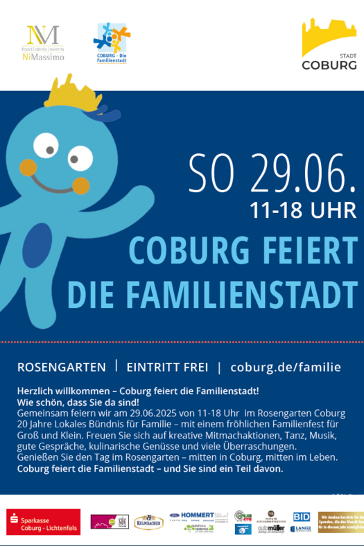 Flyer für das Familienfest - Seite 1