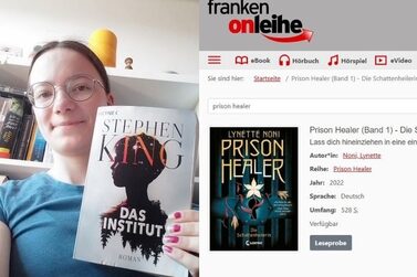Foto von Ida mit Buch