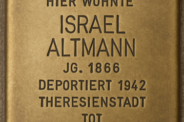 Stolperstein für Israel Altmann