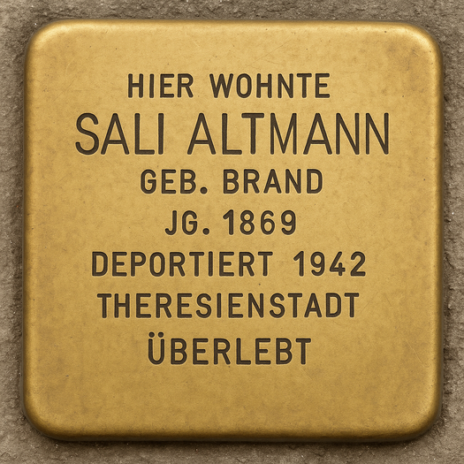 Stolperstein für Sali Altmann