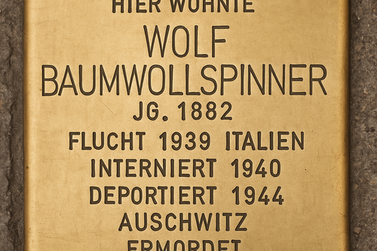 Stolperstein von Wolf Baumwollspinner