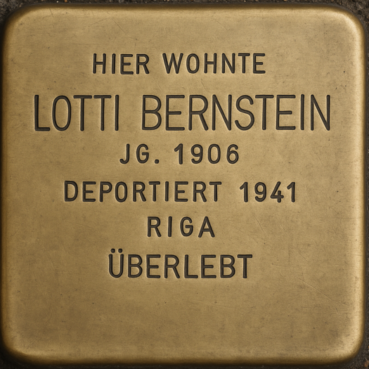 Stolperstein von Lotte Bernstein