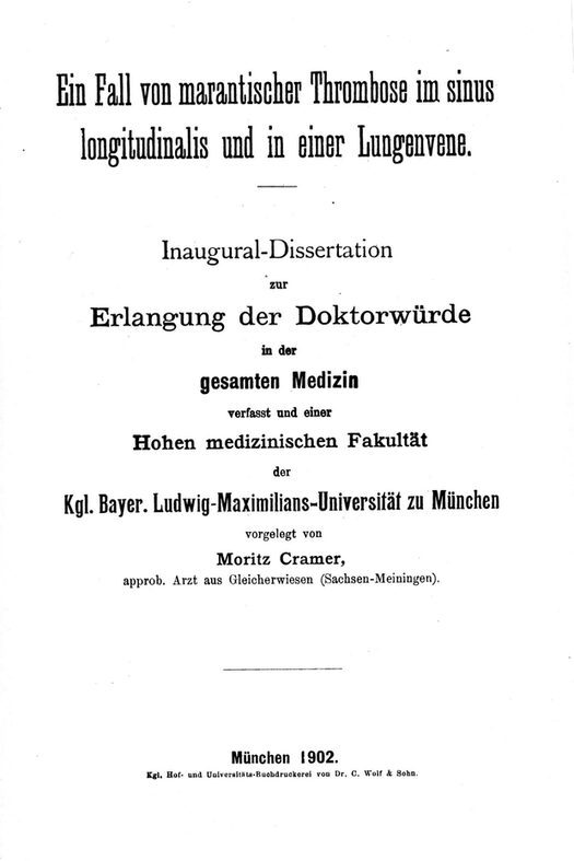 Dissertation Dr. Moritz Cramers