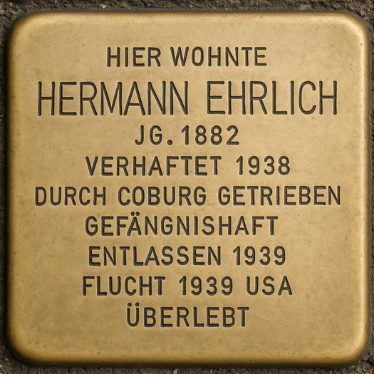 Stolperstein für Hermann Ehrlich