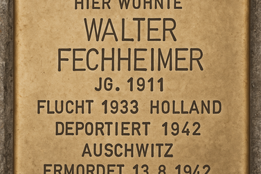 Stolperstein für Walter Fechheimer