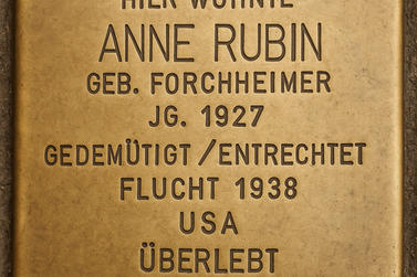 Stolperstein von Anne Rubin