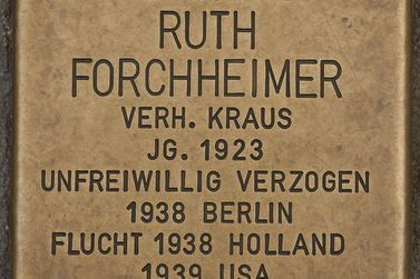Stolperstein für Ruth Forchheimer