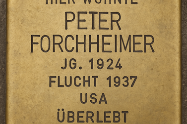Stolperstein von Peter Forchheimer