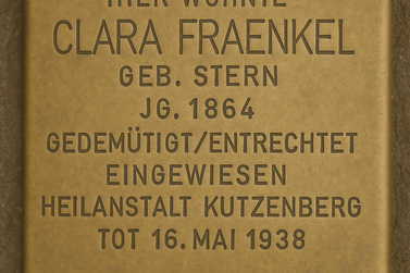 Stolperstein von Clara Fraenkel