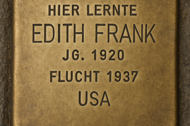 Stolperstein von Edith Frank