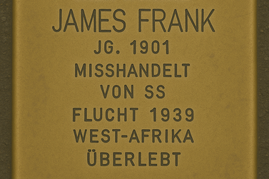 Stolperstein von James Frank