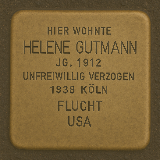 Stolperstein für Helene Gutmann