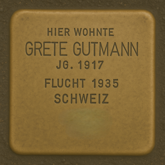 Stolperstein für Margarethe Gutmann