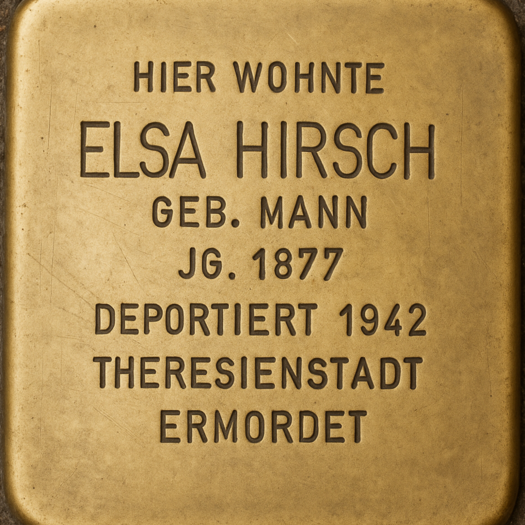 Stolperstein für Elsa Hirsch