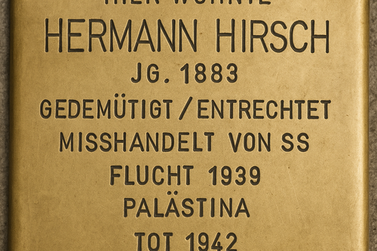 Stolperstein von Hermann Hirsch